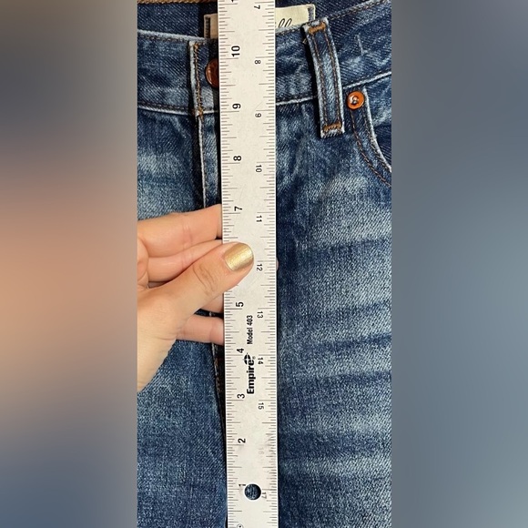 Madewell Jeans Women 23
Low Slung Baggy Loose Wide Leg Button Fly Casual Denim - Picture 6 of 8